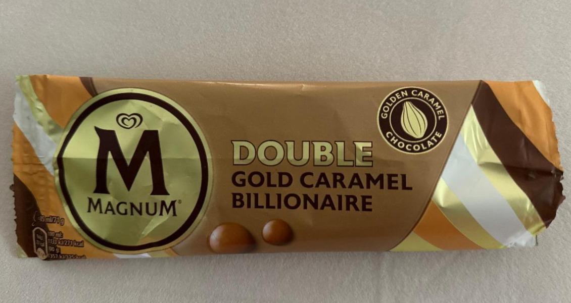 Zdjęcia - Double Gold Caramel Billionaire Lody Magnum