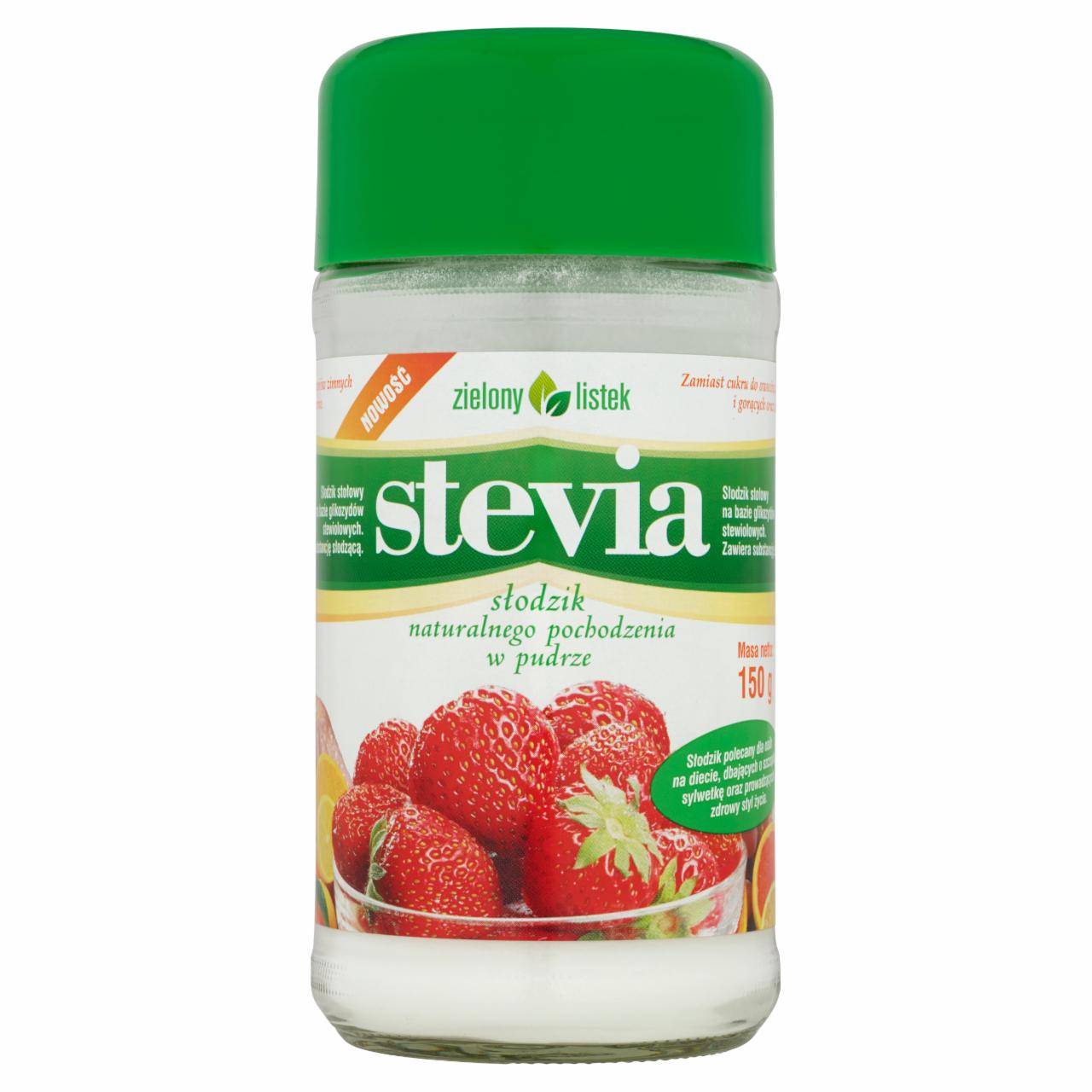 Zdjęcia - Zielony listek Stevia Słodzik naturalnego pochodzenia w pudrze 150 g