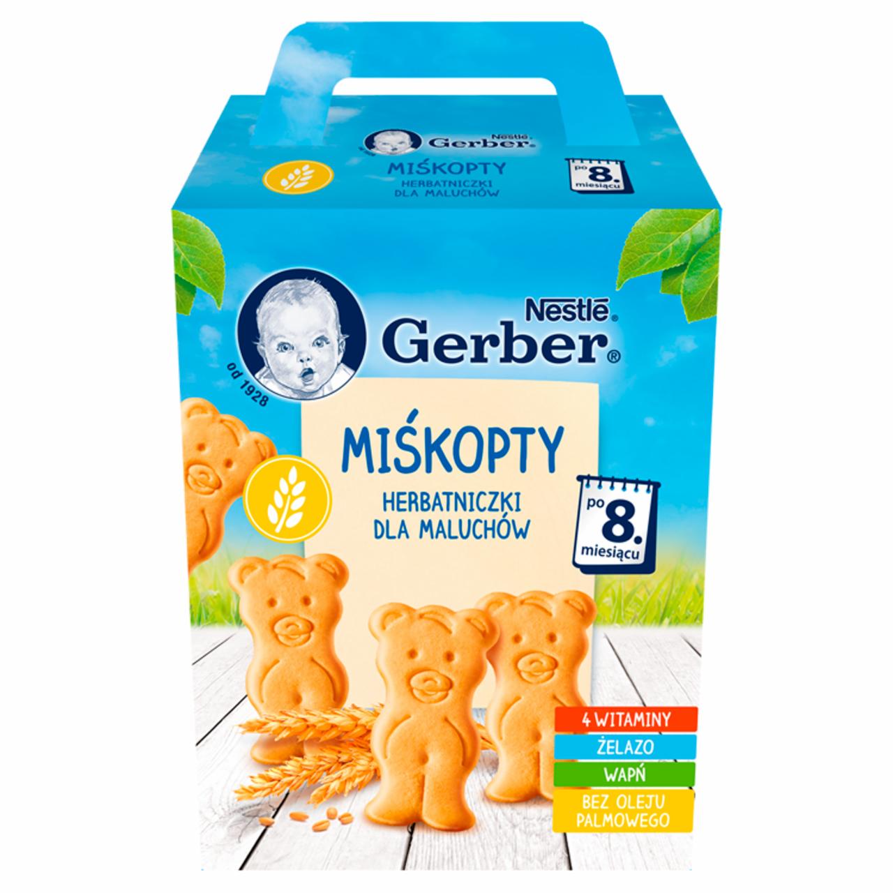 Zdjęcia - Miśkopty Herbatniczki dla niemowląt po 8. miesiącu Gerber