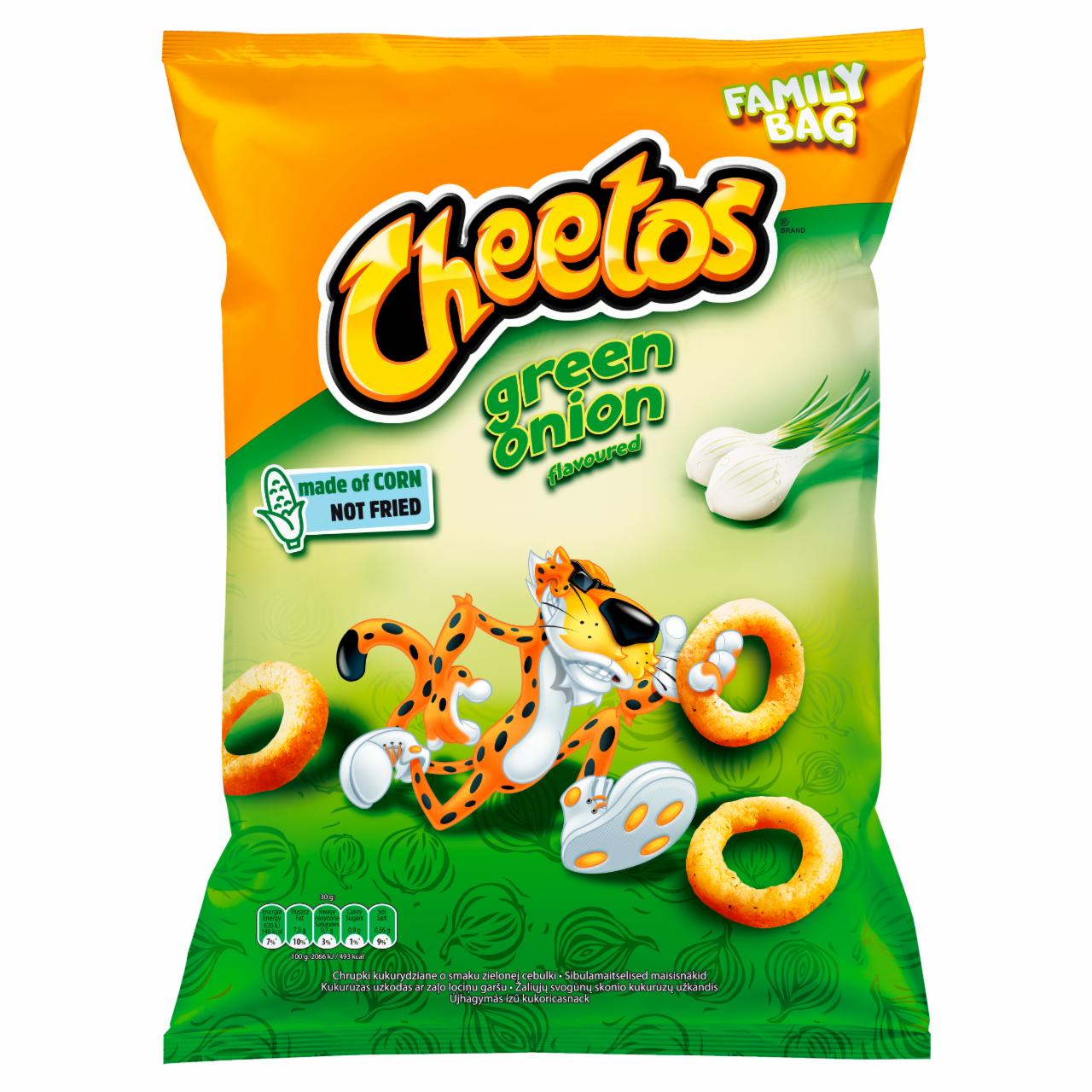 Zdjęcia - Cheetos Chrupki kukurydziane o smaku zielonej cebulki 130 g