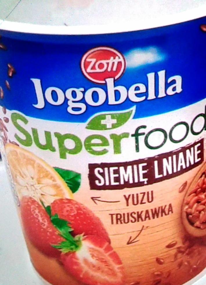 Zdjęcia - jogobella Superfood siemie liane truskawka yuzu Zott