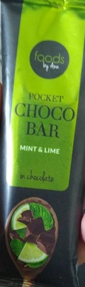 Zdjęcia - Pcoket choco bar mięta limonka foods by Ann