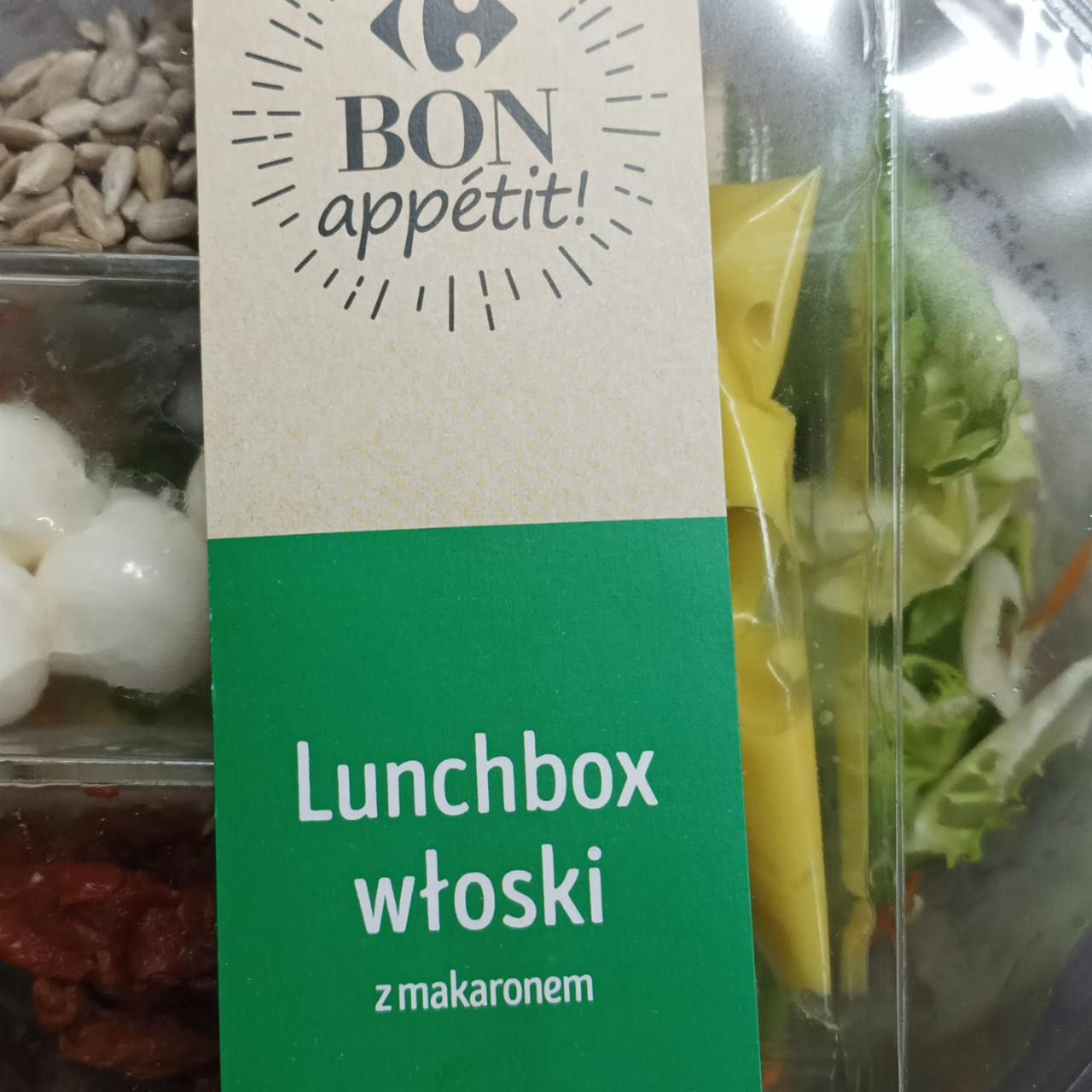 Zdjęcia - Lunchbox włoski z makaronem Carrefour bon appétit