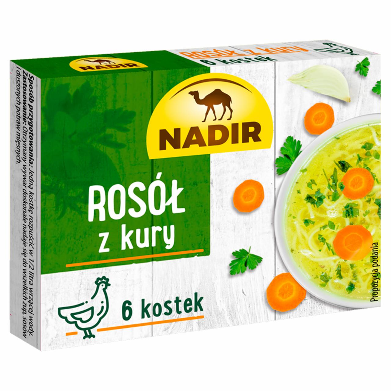 Zdjęcia - Nadir Rosół z kury 60 g (6 x 10 g)