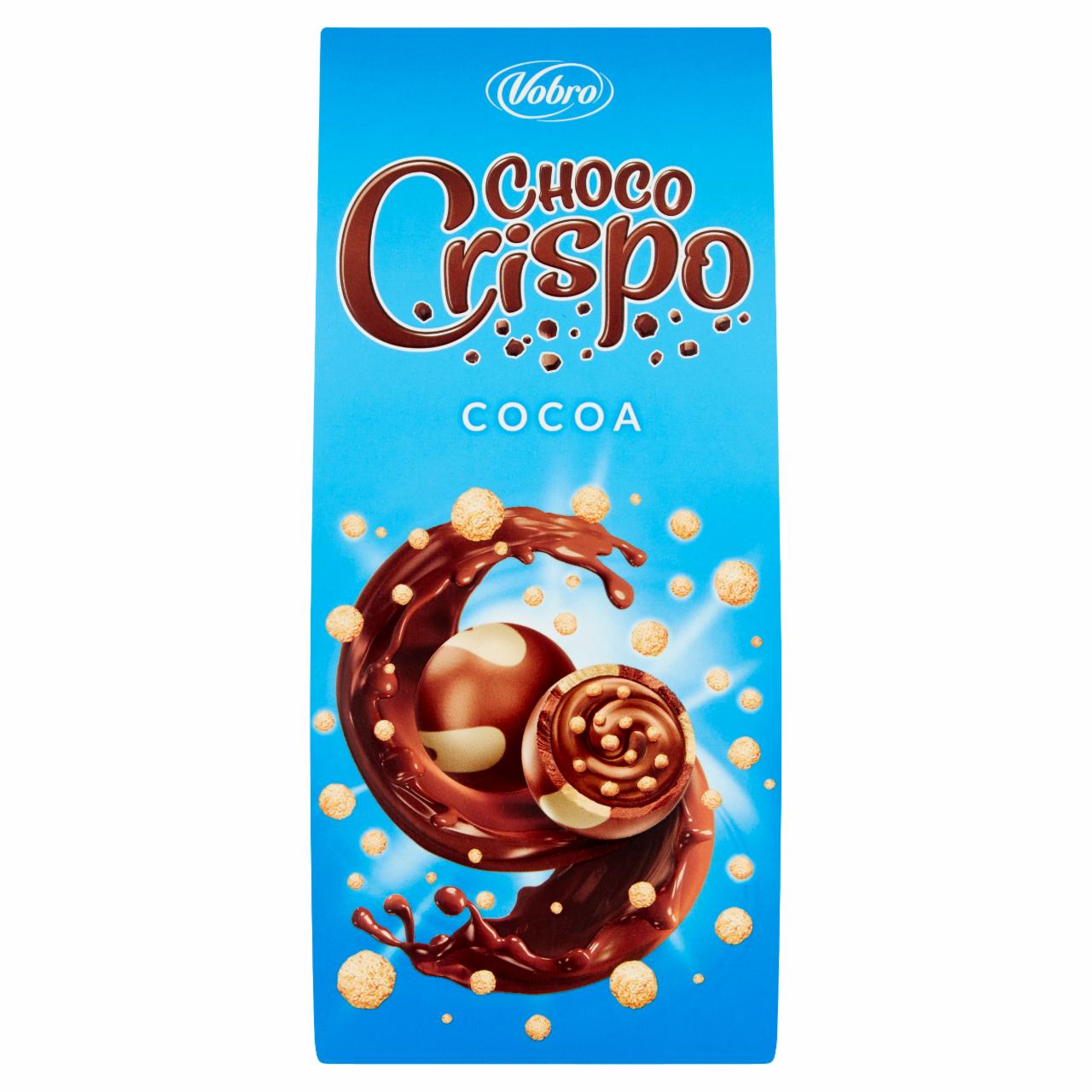 Zdjęcia - Vobro Choco Crispo Praliny z czekolady nadziewane kremem kakaowym i chrupkami 90 g