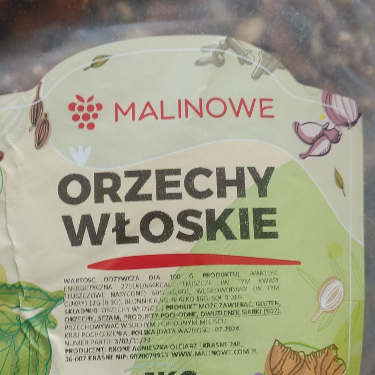 Zdjęcia - Orzechy włoskie Malinowe