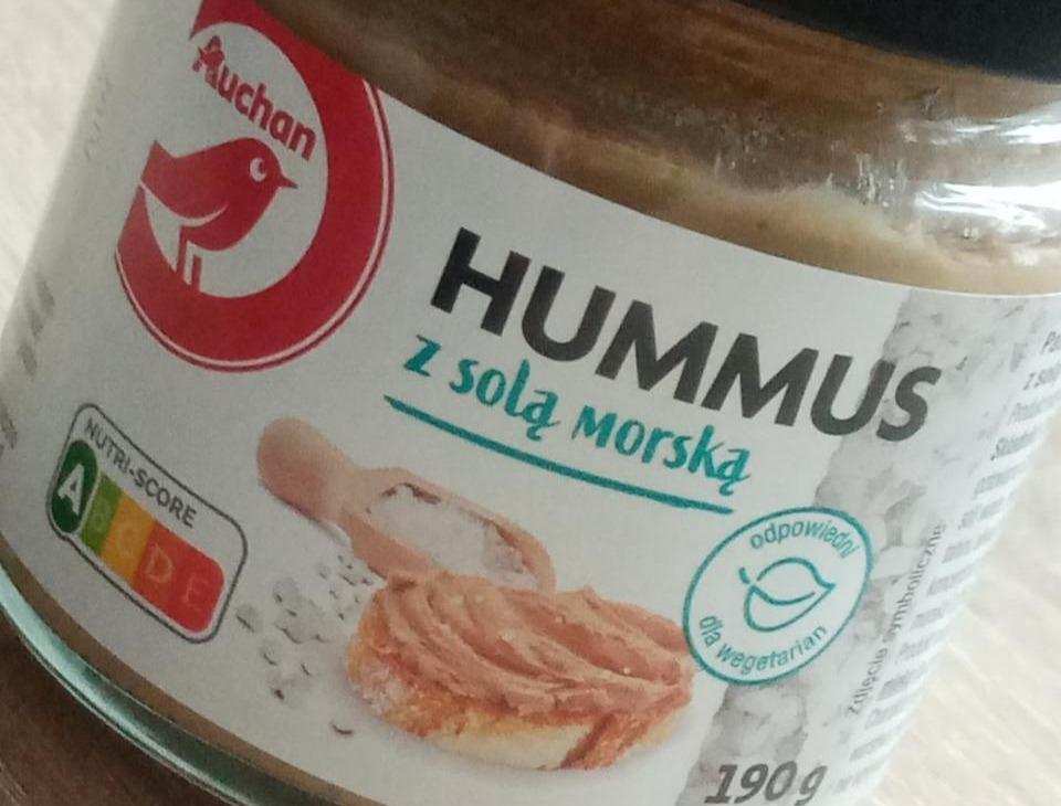 Zdjęcia - Hummus z solą morską Auchan