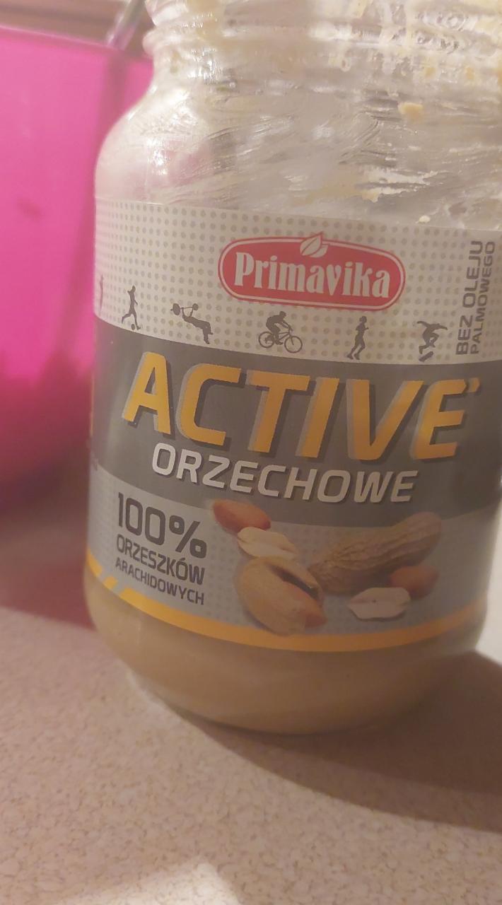Zdjęcia - Primavika Active Pasta orzechowa 100% orzeszków arachidowych 470 g