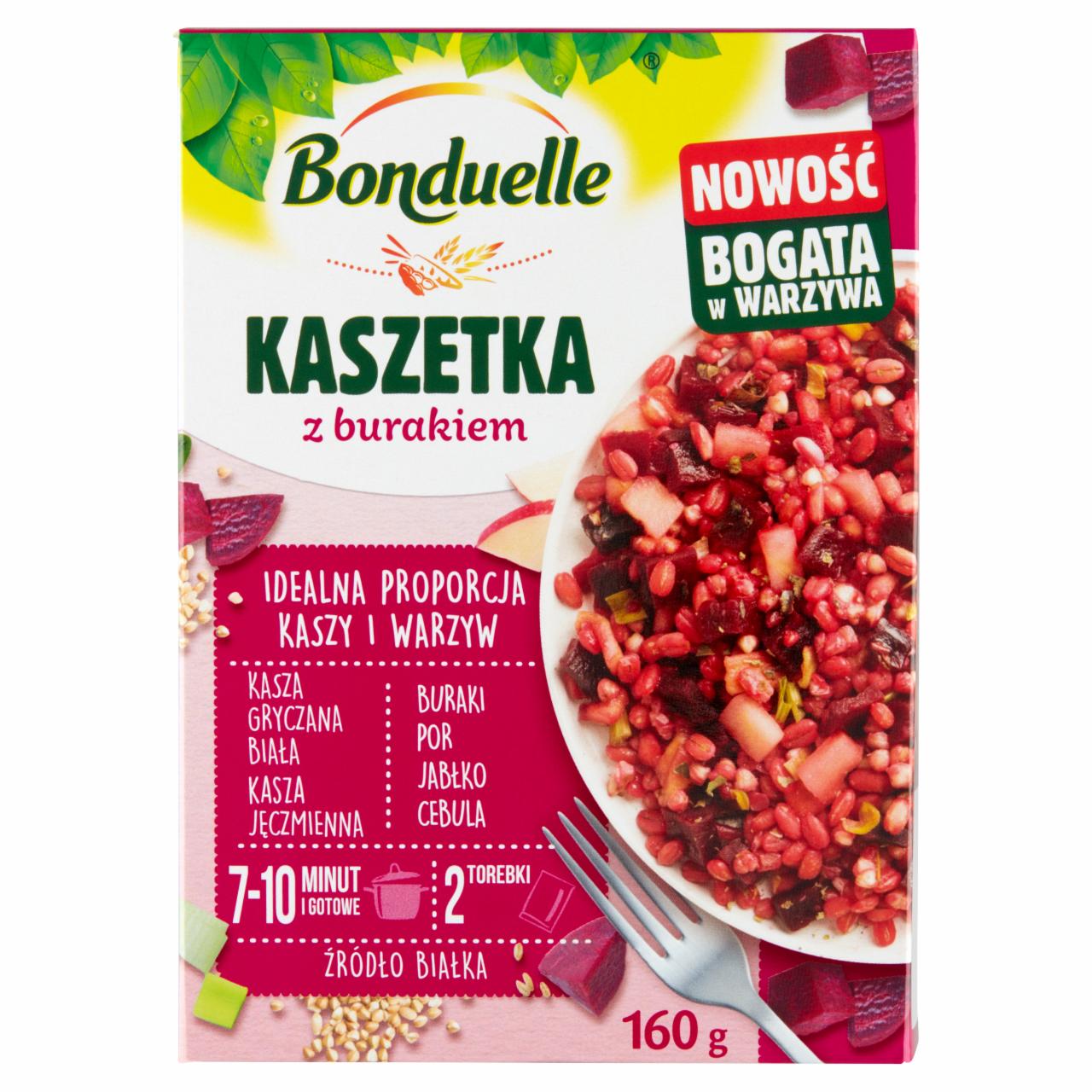 Zdjęcia - Bonduelle Kaszetka z burakiem 160 g (2 torebki)