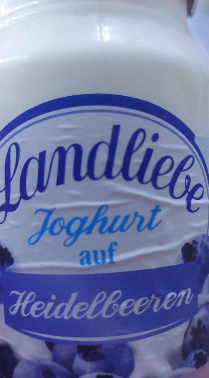 Zdjęcia - Jogurt Landliebe auf Heidelbeeren