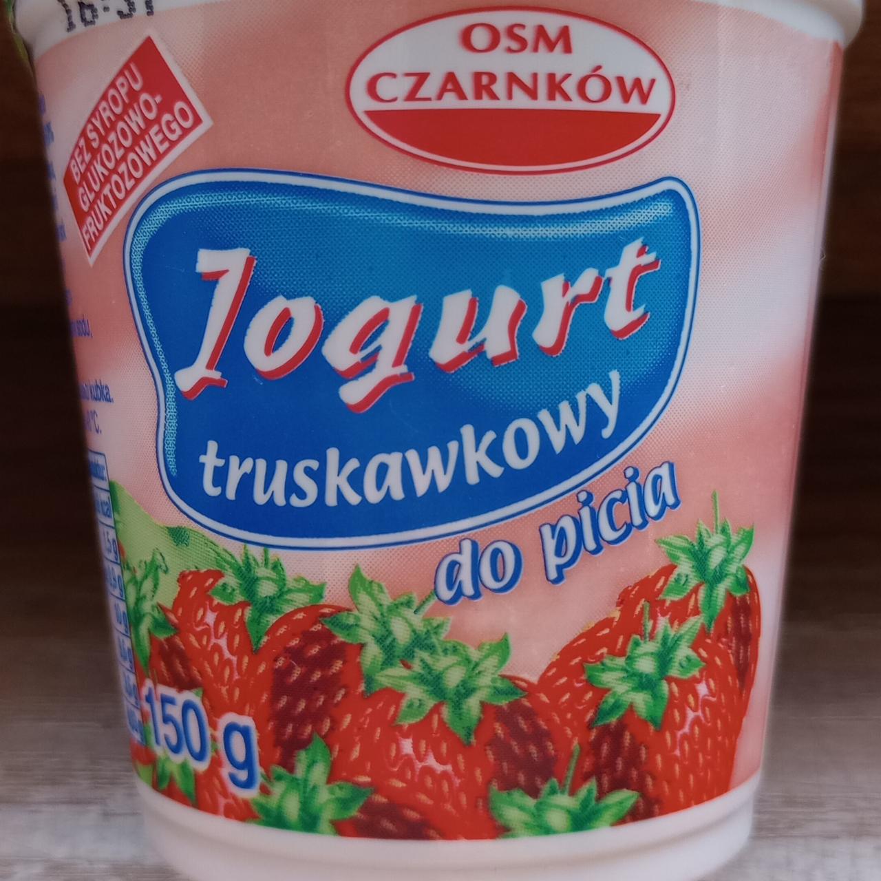 Zdjęcia - Jogurt truskawkowy do picia Osm Czarnków