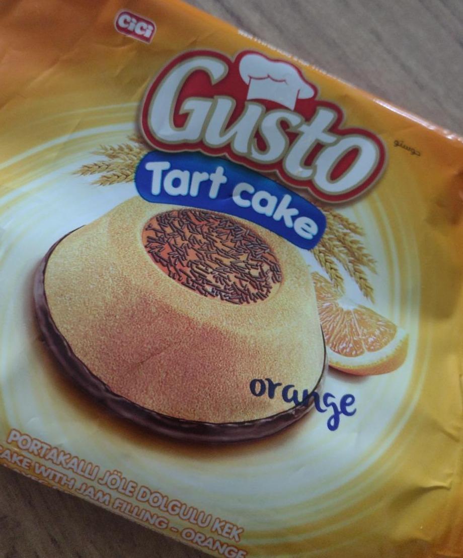 Zdjęcia - Gusto Tart cake orange