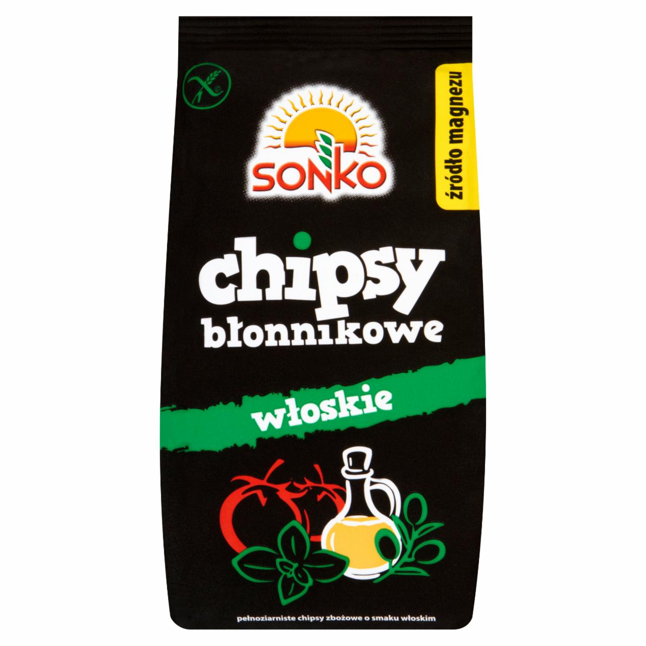 Zdjęcia - Sonko Chipsy błonnikowe włoskie 35 g