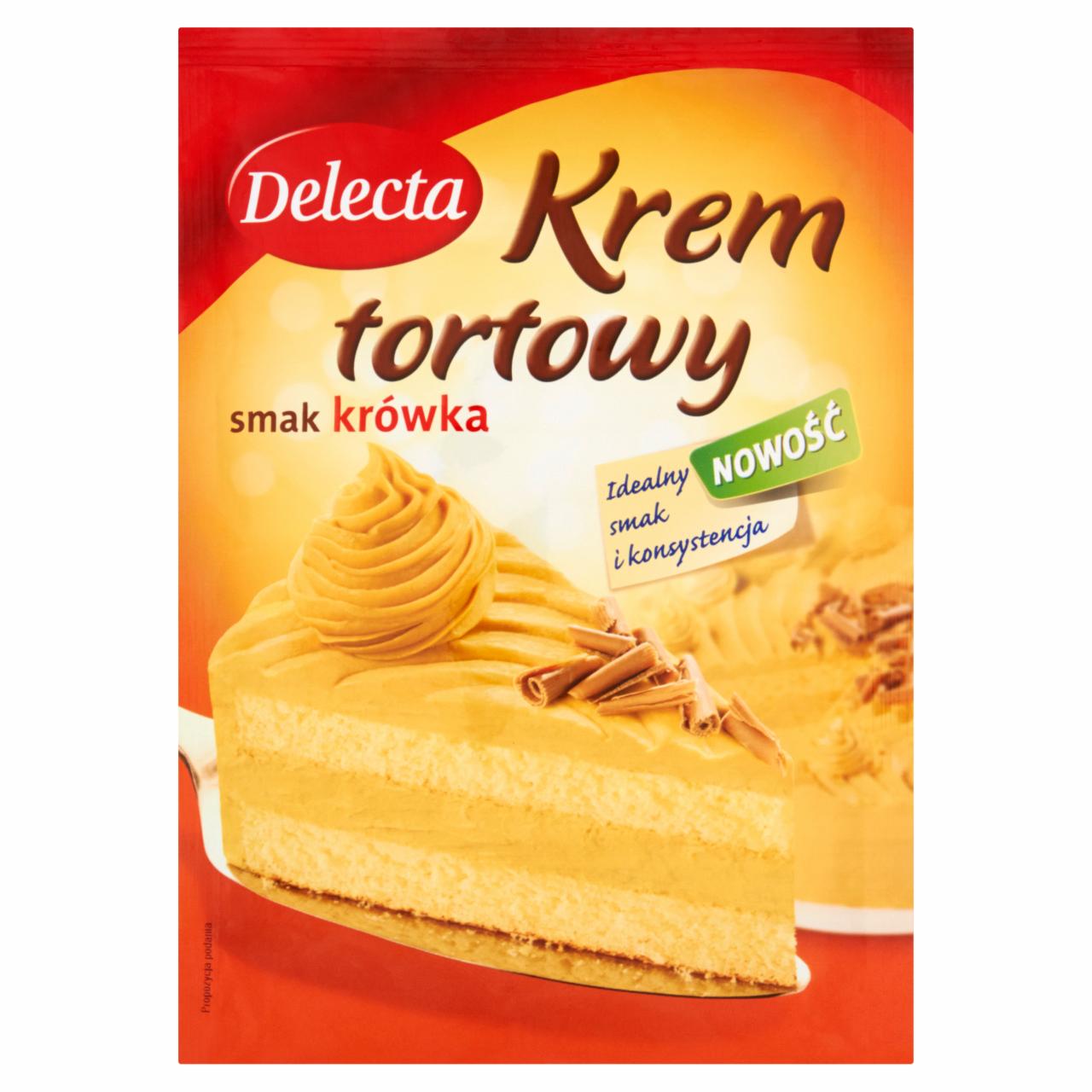 Zdjęcia - Delecta Krem tortowy smak krówka 110 g