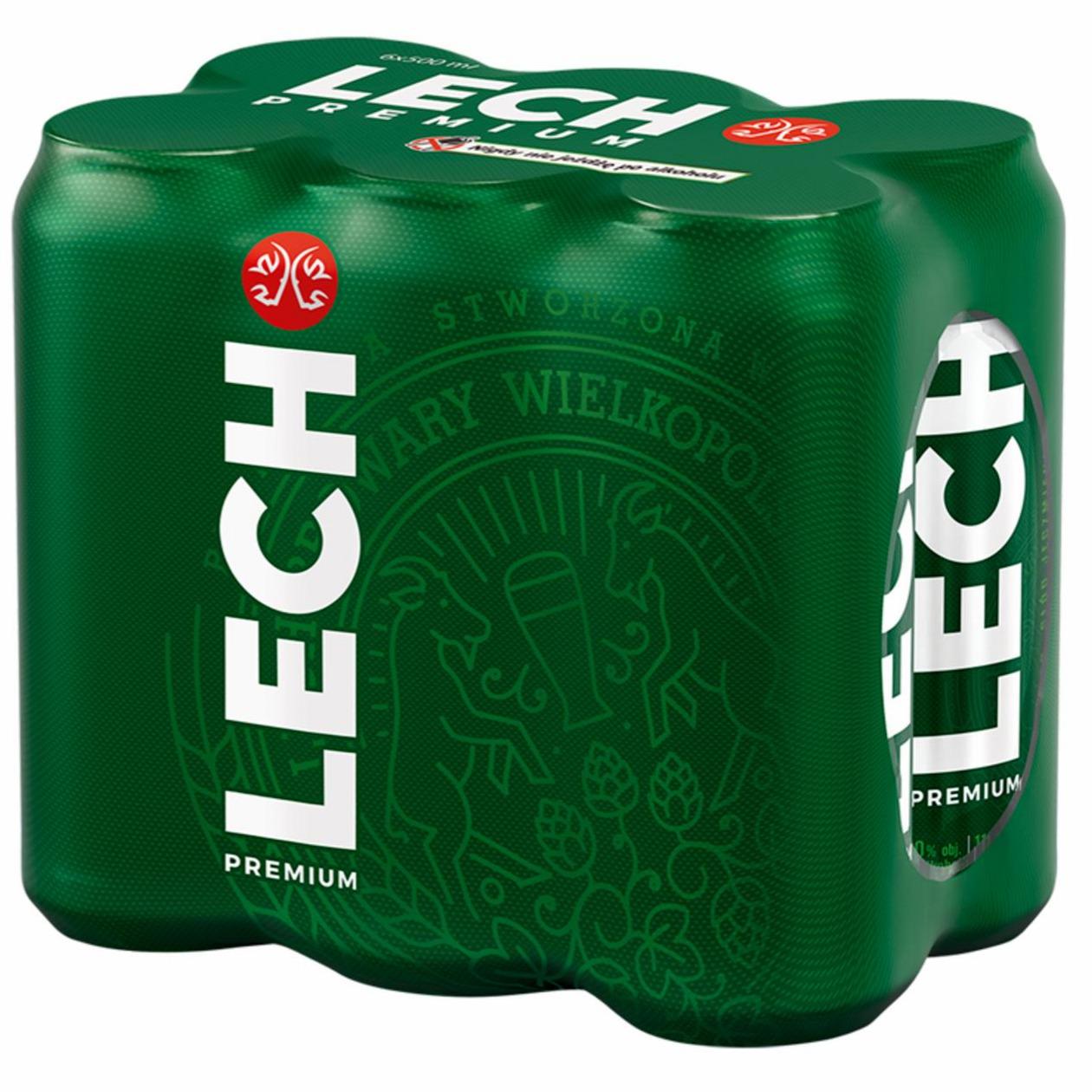 Zdjęcia - Lech Premium Piwo jasne 500 ml