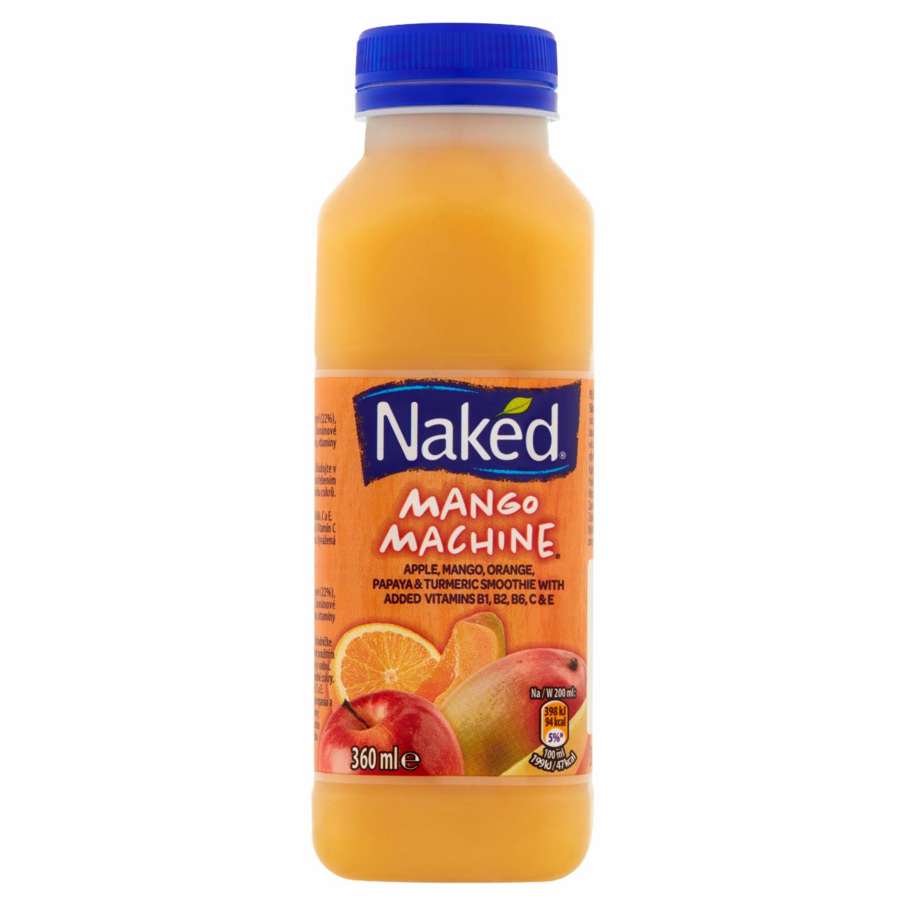 Zdjęcia - Naked Mango Machine Wieloowocowe smoothie z witaminami 360 ml