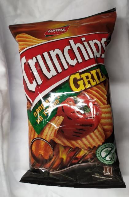 Zdjęcia - Crunchips Wow Grubo krojone chipsy ziemniaczane o smaku kremowej papryki 110 g
