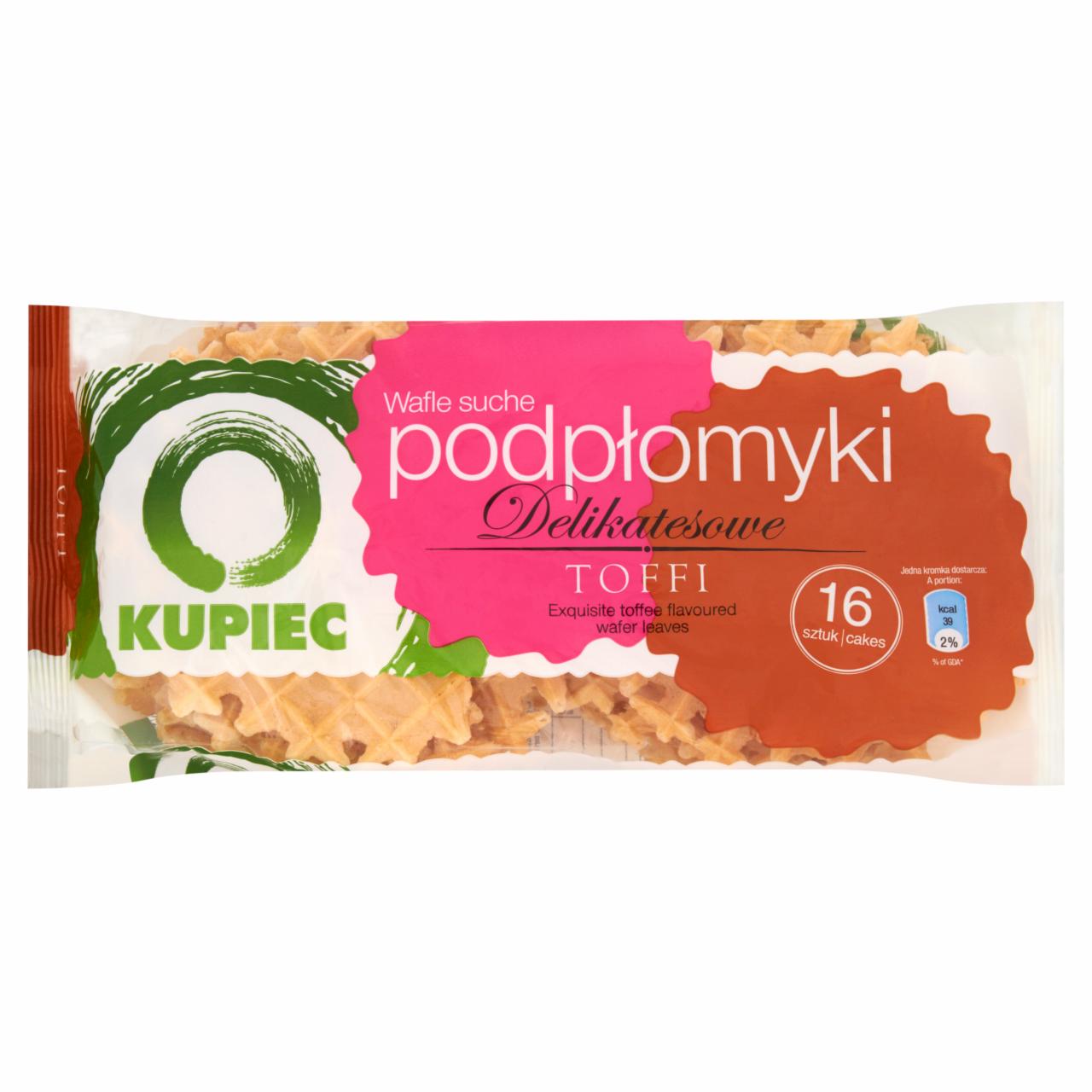 Zdjęcia - Kupiec Podpłomyki delikatesowe toffi Wafle suche 145 g (16 sztuk)