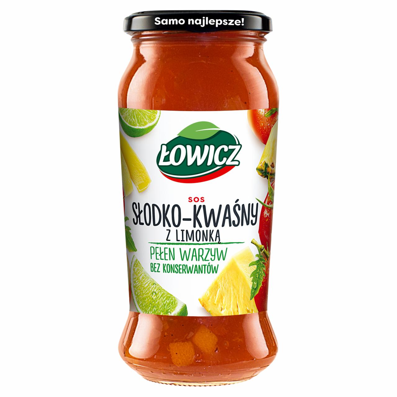 Zdjęcia - Łowicz Sos słodko-kwaśny z limonką 500 g