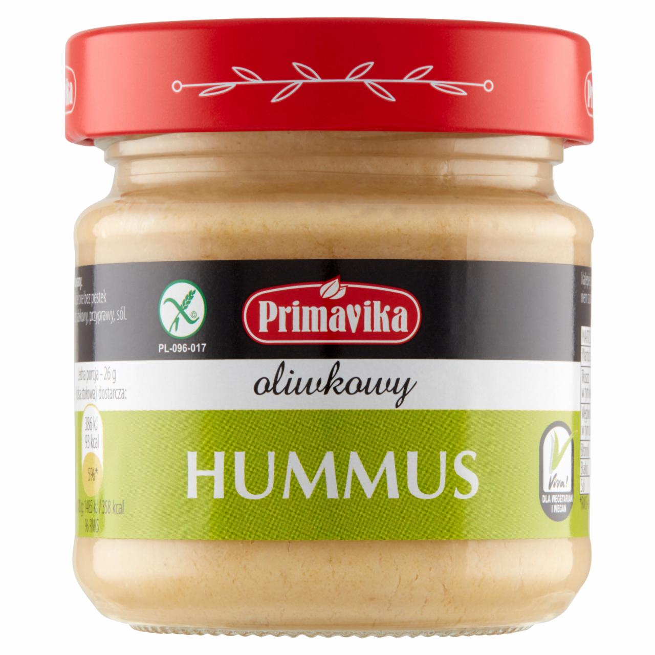 Zdjęcia - Primavika Hummus oliwkowy 160 g