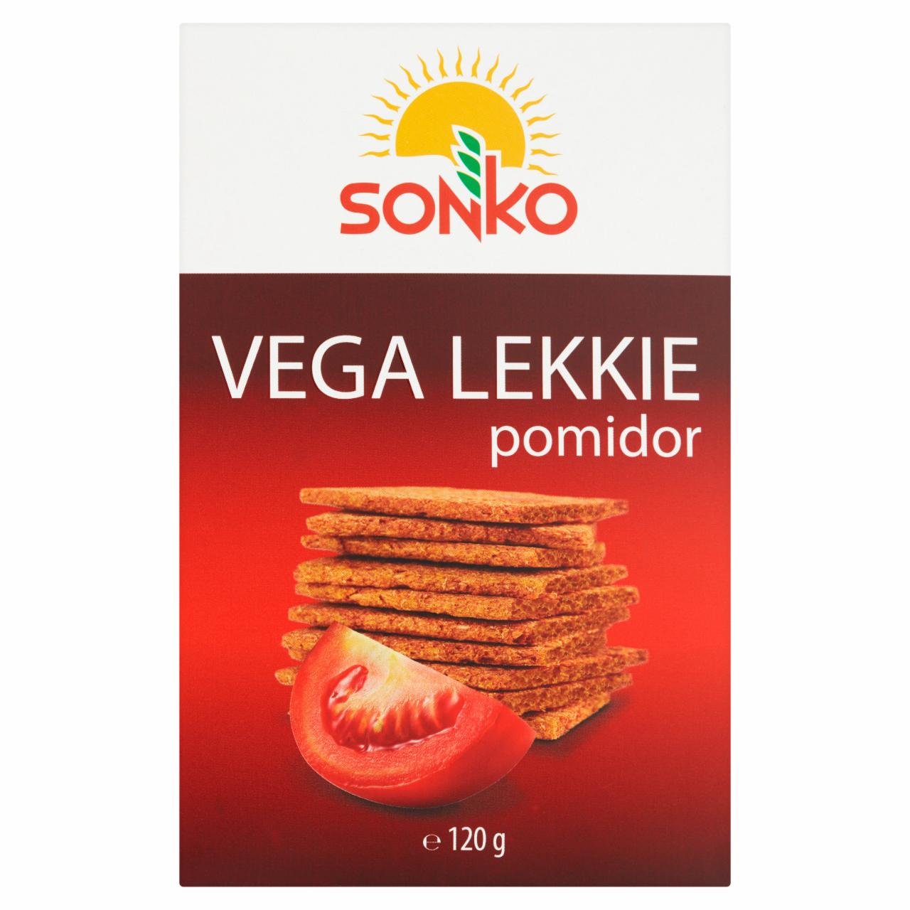 Zdjęcia - Sonko Pieczywo Vega Lekkie z pomidorem 120 g