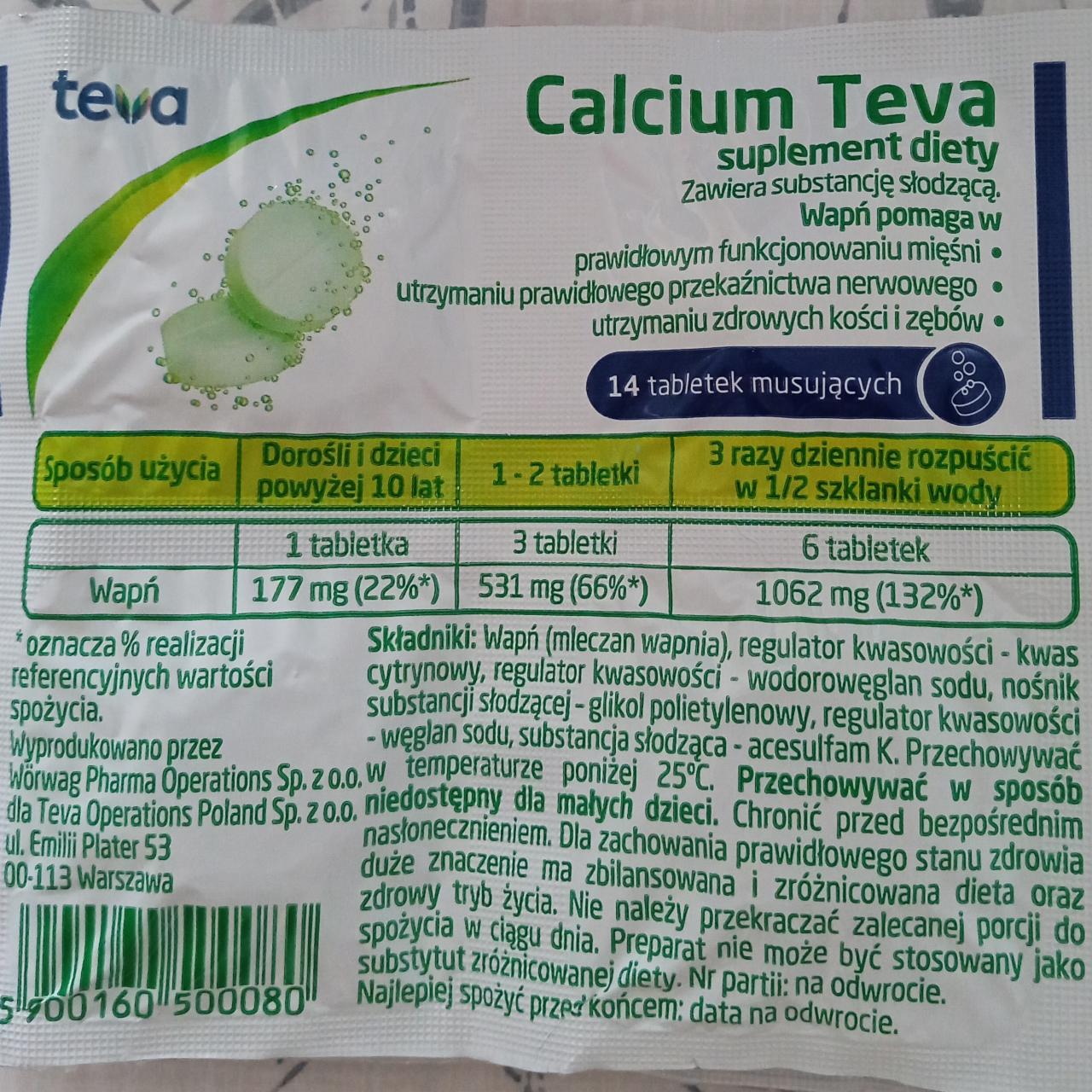 Zdjęcia - Calcium Teva