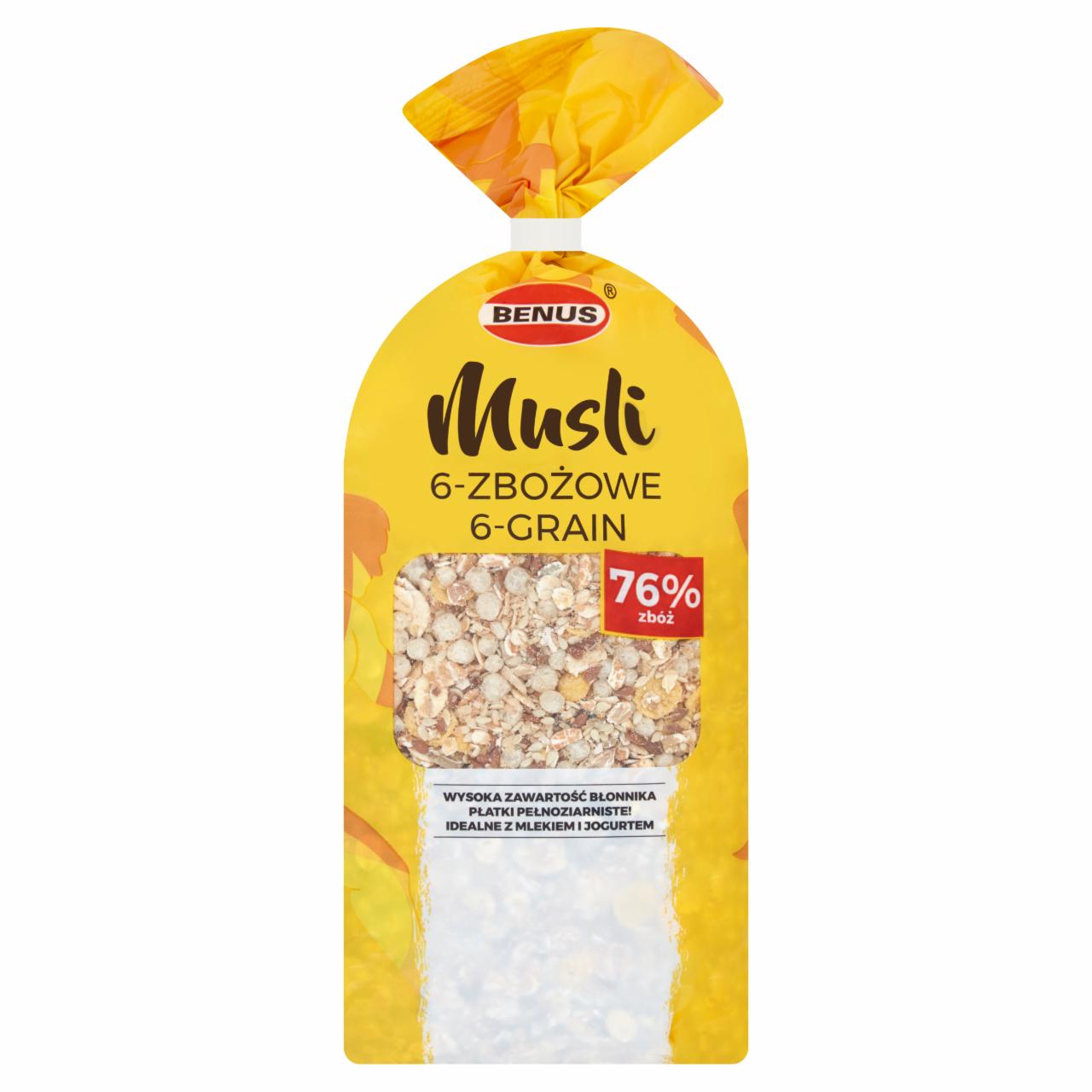 Zdjęcia - Benus Musli 6-zbożowe 350 g