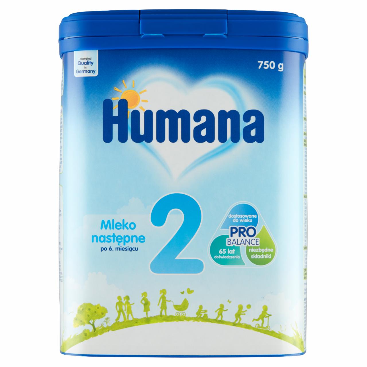 Zdjęcia - Humana 2 Mleko następne po 6. miesiącu 750 g