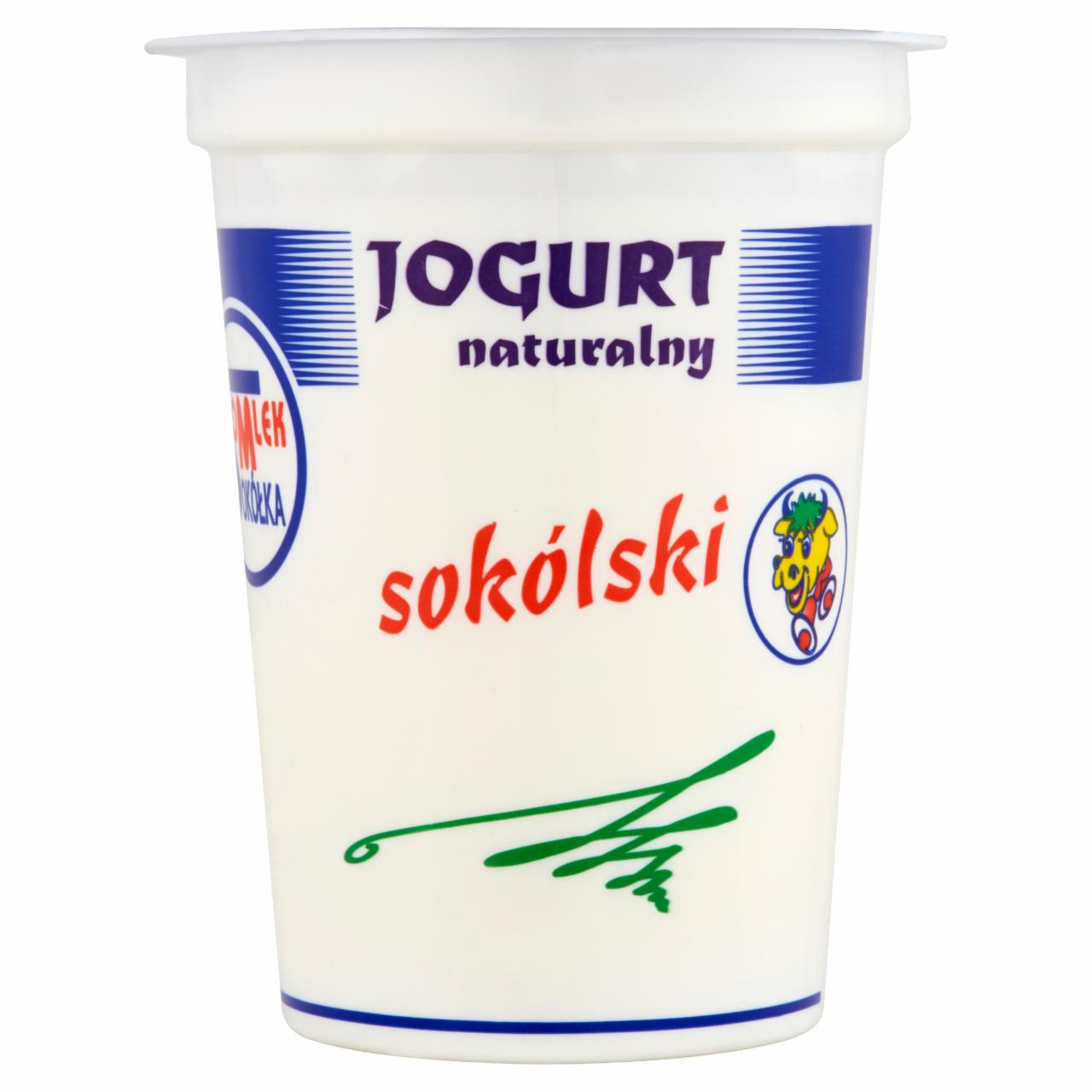 Zdjęcia - Jogurt naturalny sokólski 400 g