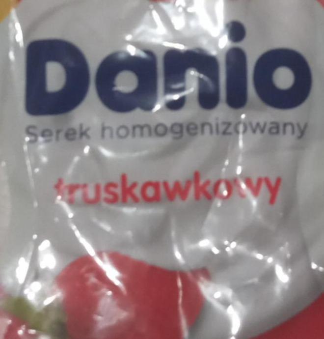 Zdjęcia - Serek homogenizowany truskawkowy w tubce Danio