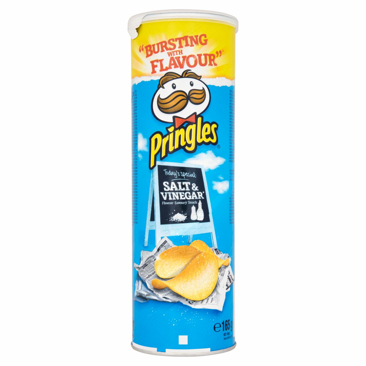 Zdjęcia - Pringles Salt & Vinegar Chrupki o smaku soli i octu 165 g