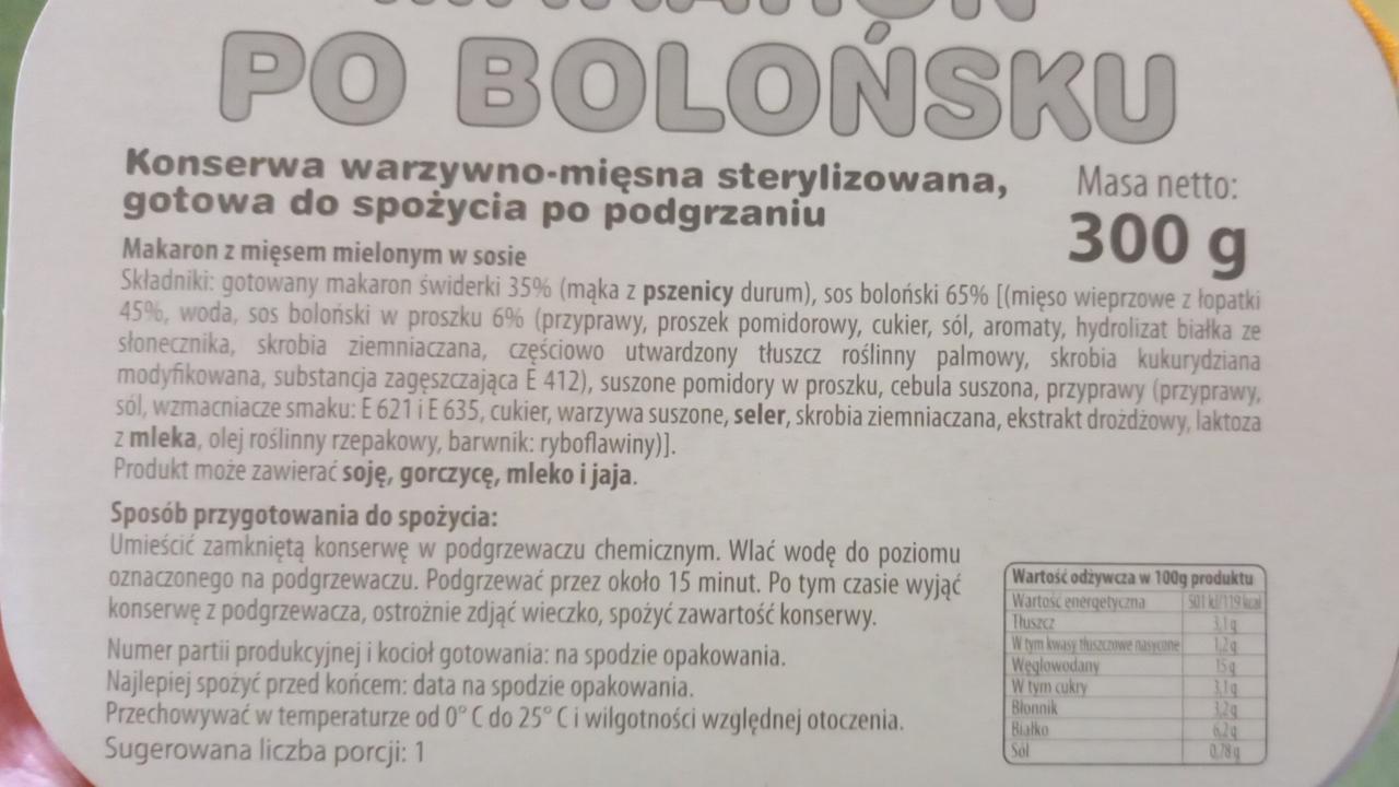 Zdjęcia - Makaron po bolońsku