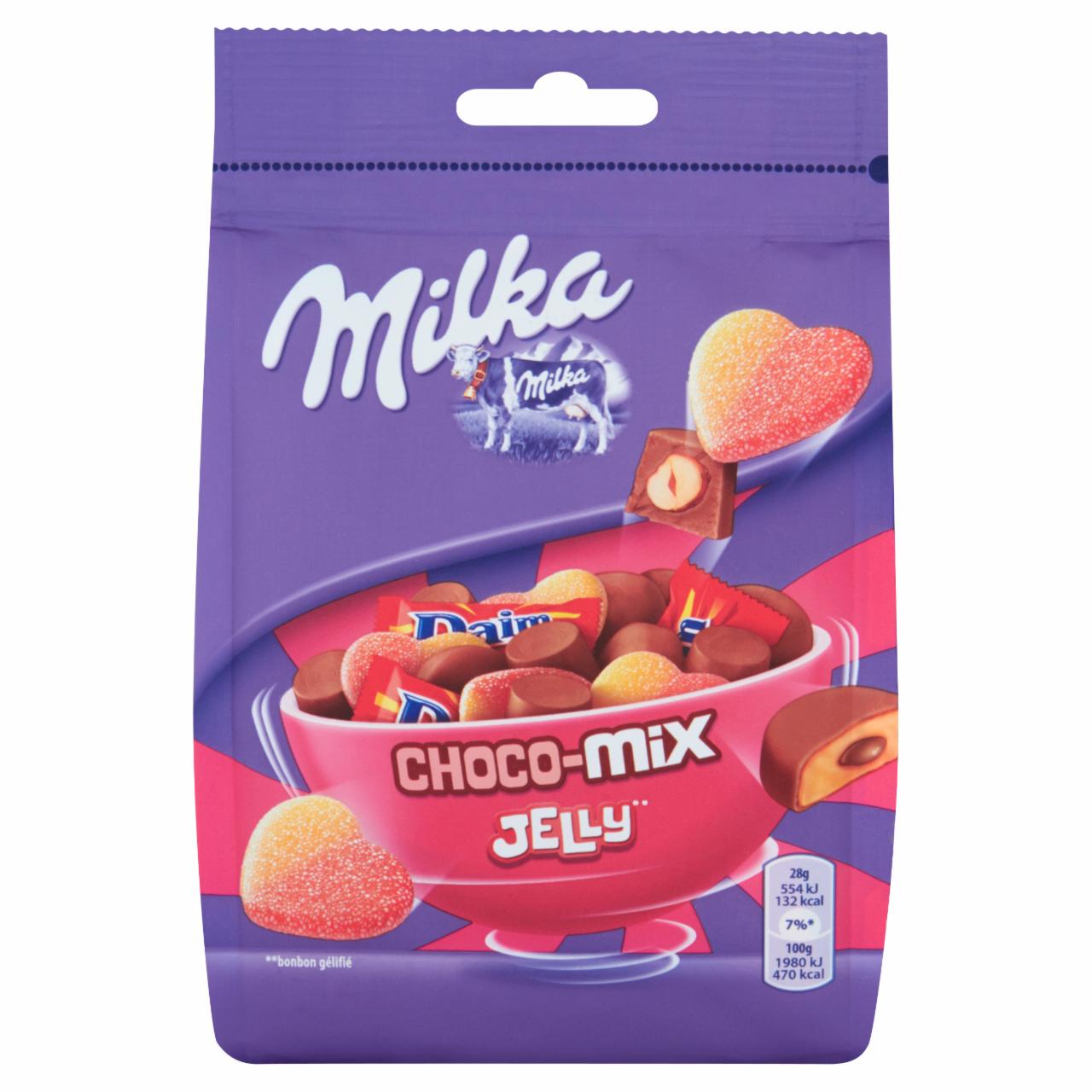 Zdjęcia - Milka Choco-Mix Jelly Mieszanka czekoladek mlecznych 140 g