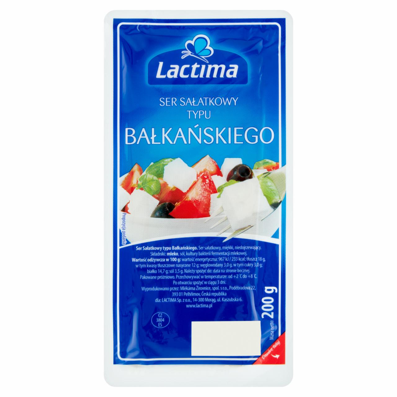 Zdjęcia - Lactima Ser sałatkowy typu Bałkańskiego 200 g