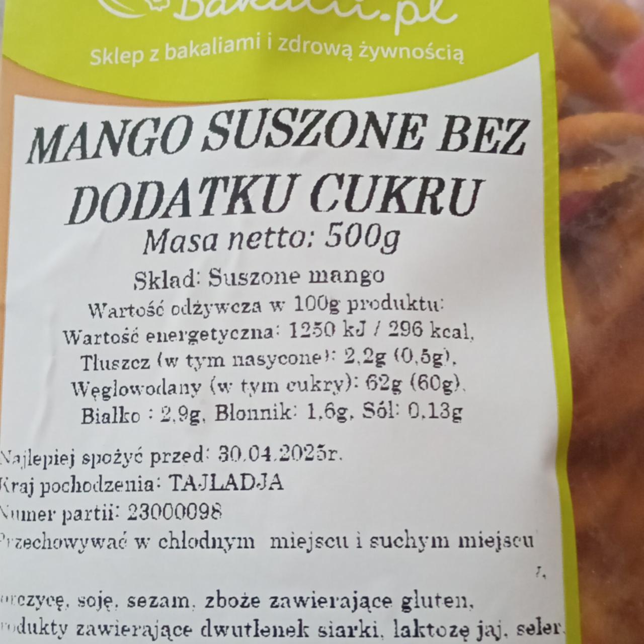 Zdjęcia - Mngo suszone bez dodatku cukru Strefa Bakalii