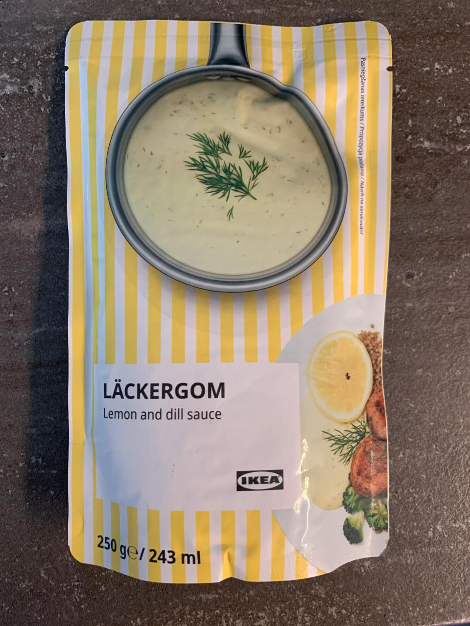 Zdjęcia - LÄCKERGOM Lemon and dill sauce Ikea