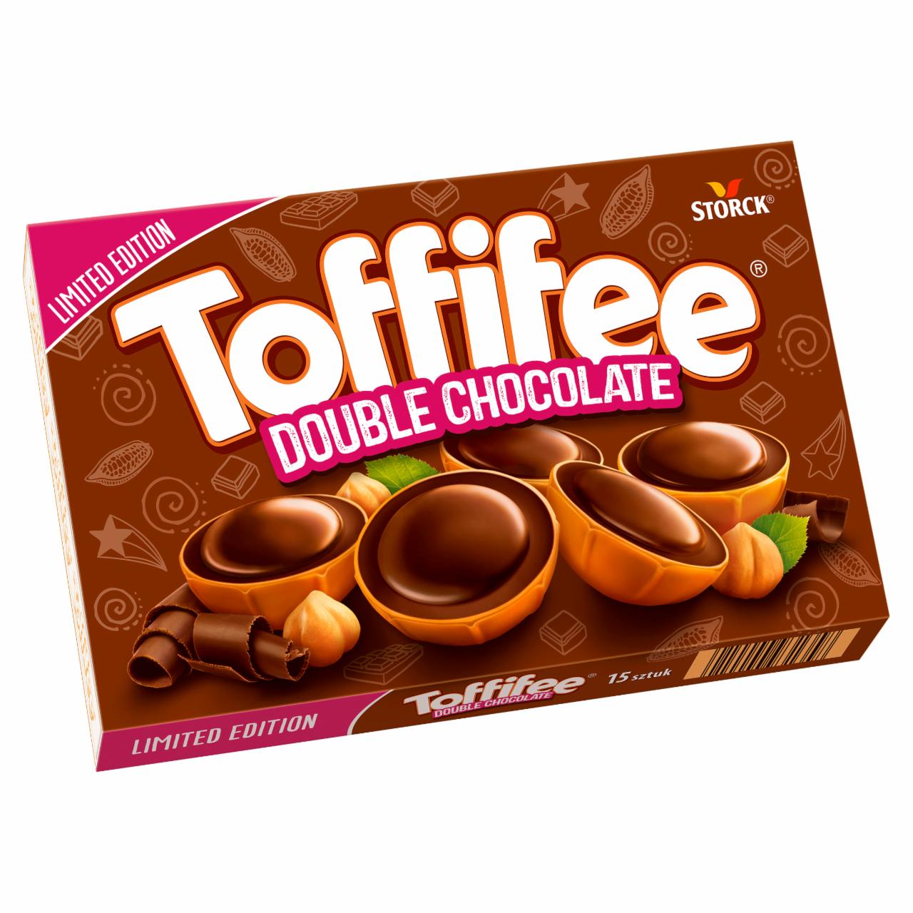 Zdjęcia - Toffifee Double Chocolate Orzech laskowy w karmelu kremie i czekoladzie 125 g (15 sztuk)
