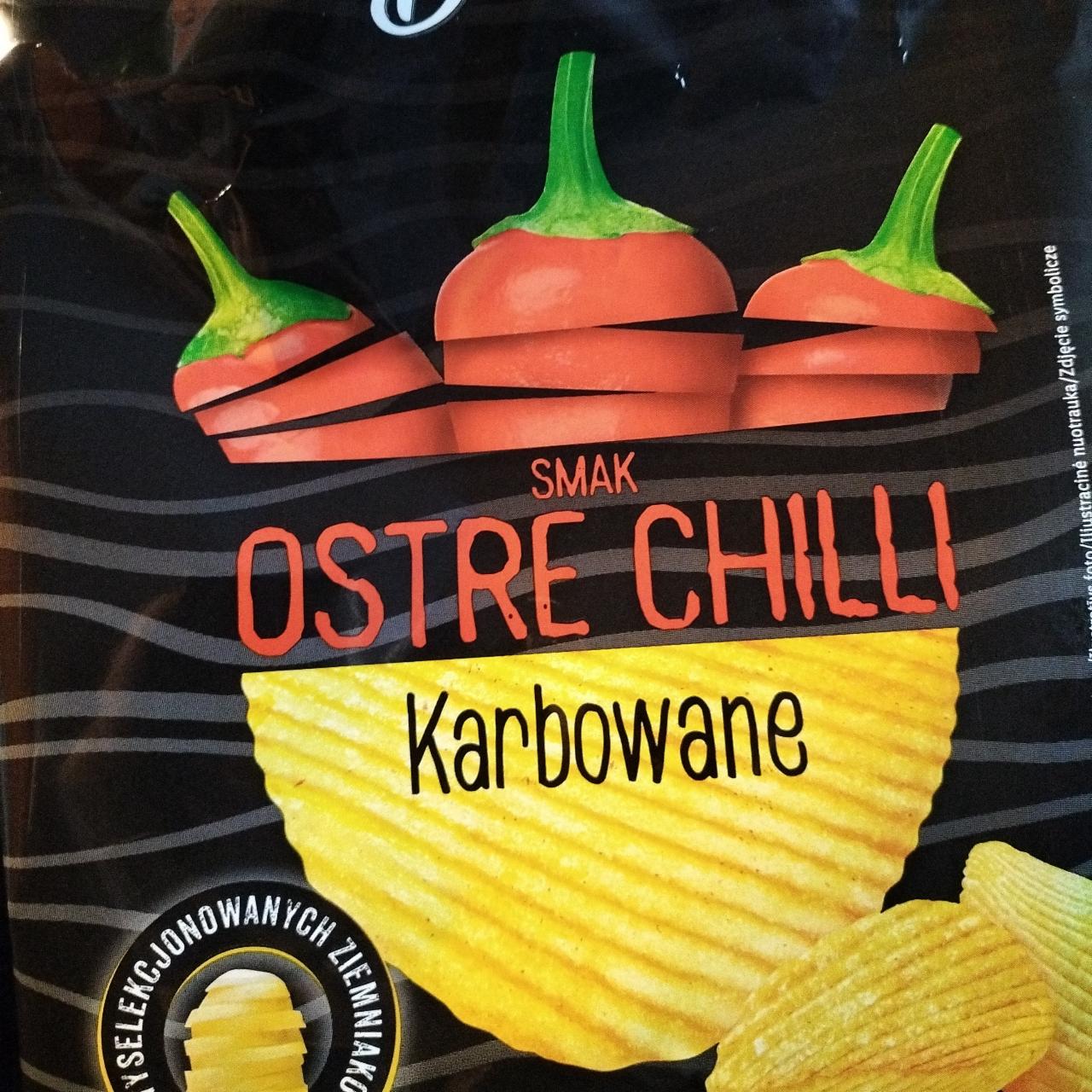 Zdjęcia - Chipsy Ostre Chilli Karbowane Snack Day