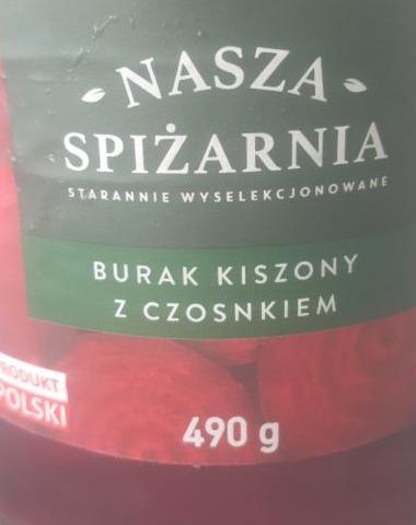 Zdjęcia - Burak kiszony z czosnkiem Nasza Spiżarnia