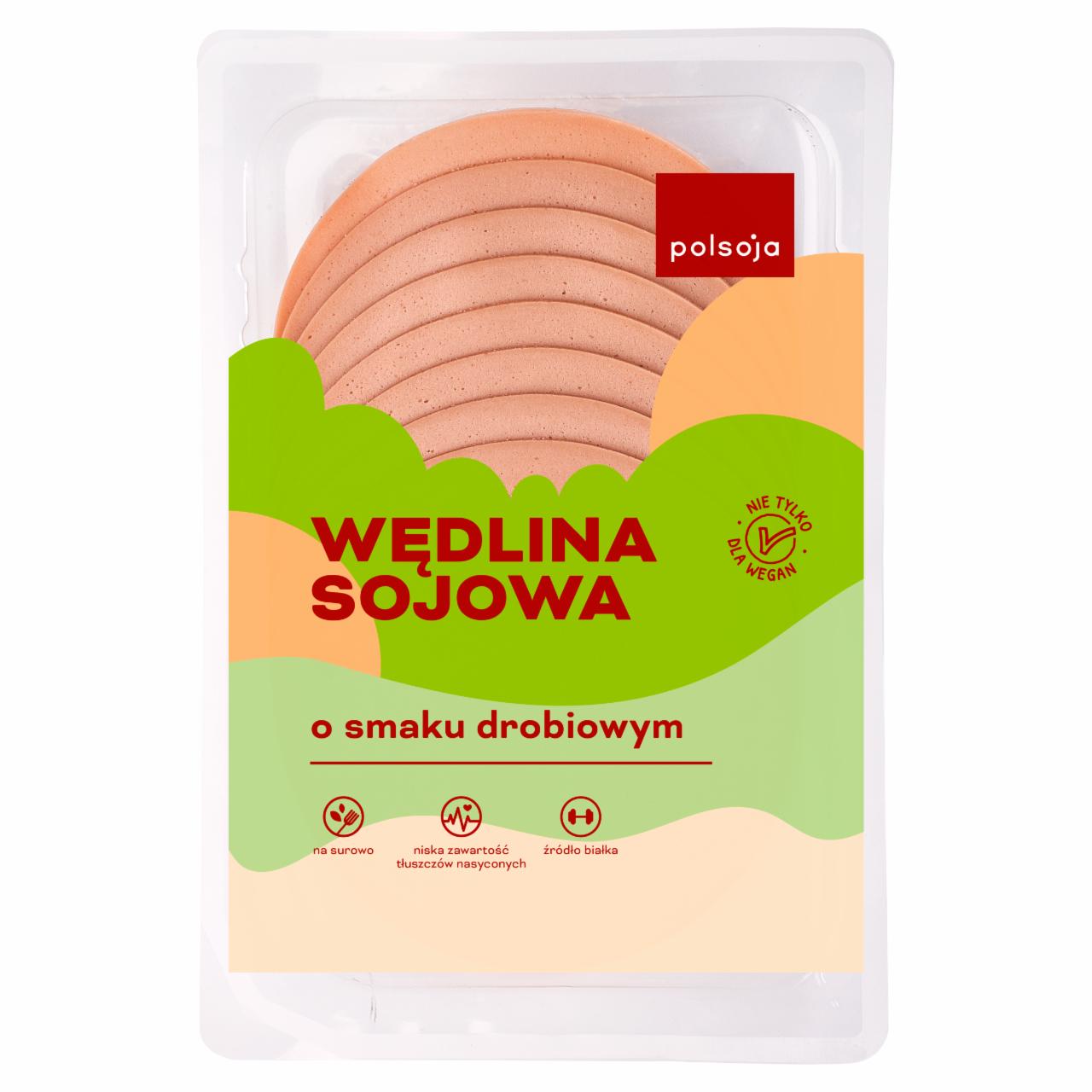 Zdjęcia - Polsoja Wędlina sojowa o smaku drobiowym 100 g