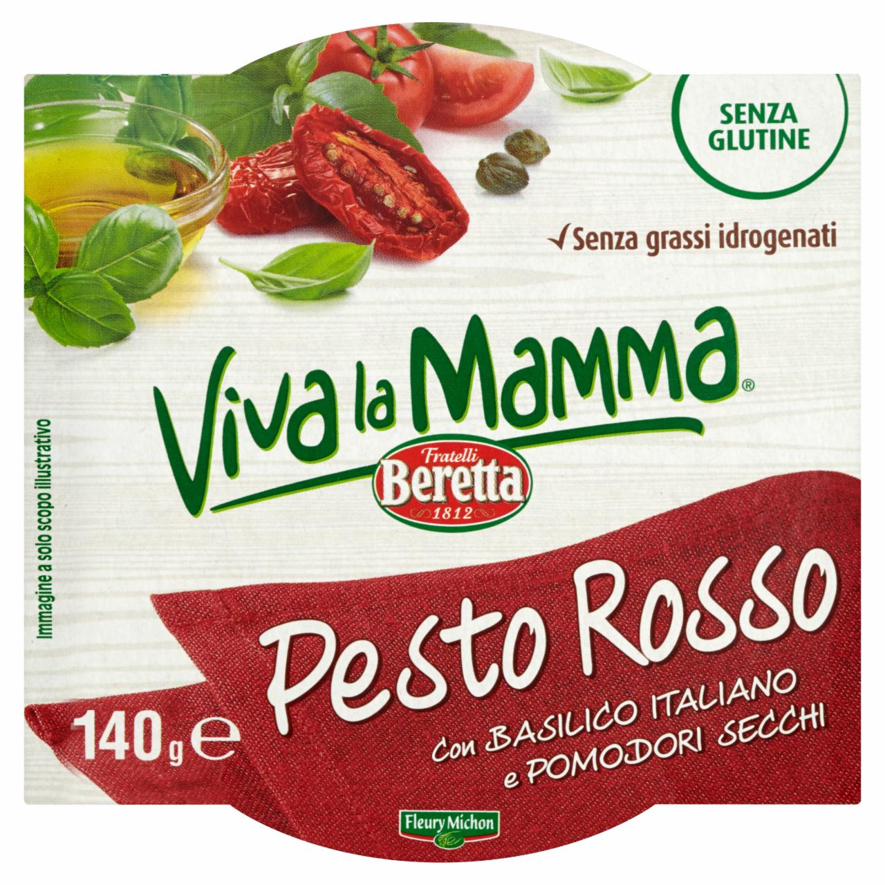 Zdjęcia - Fratelli Beretta Viva la Mamma Pesto Rosso 140 g