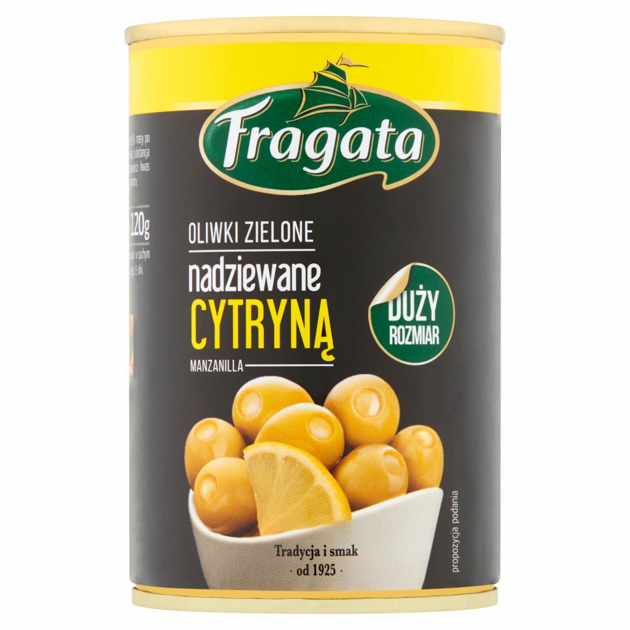 Zdjęcia - Fragata Oliwki zielone nadziewane cytryną 300 g