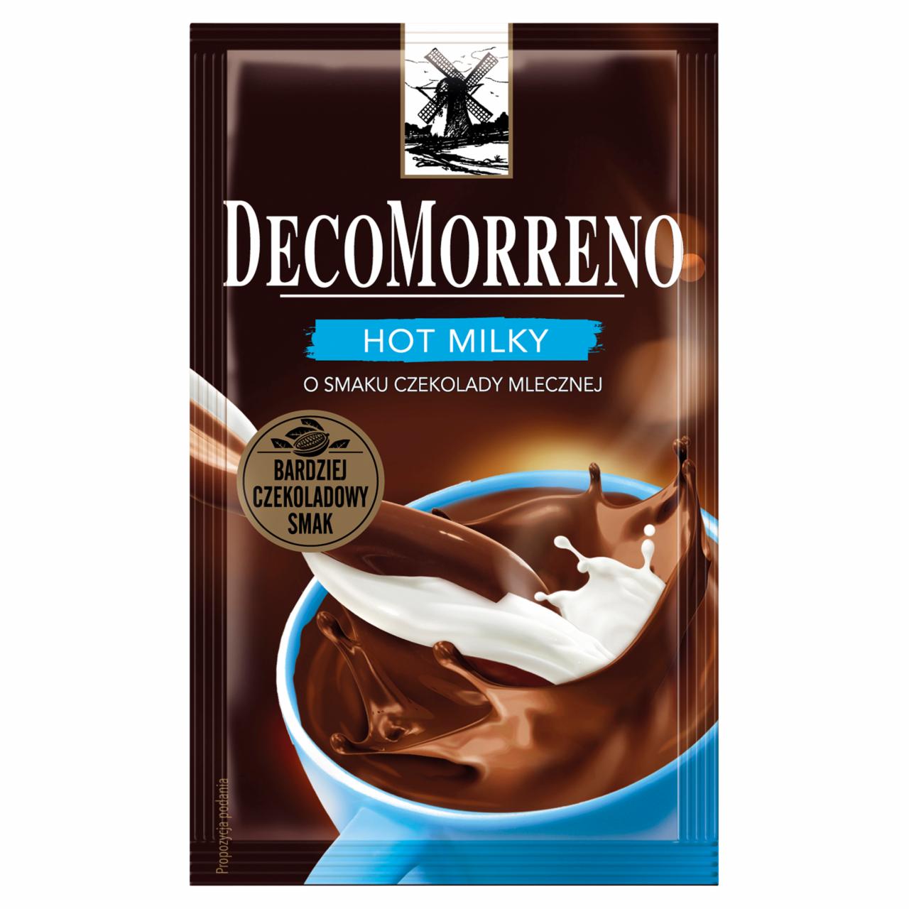 Zdjęcia - Napój instant o smaku czekolady mlecznej 25 g Hot Milky DecoMorreno