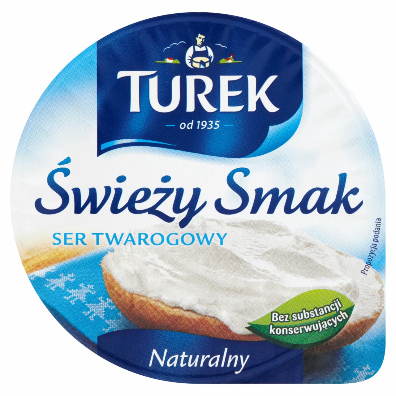 Zdjęcia - Turek Świeży smak naturalny Ser twarogowy 450 g