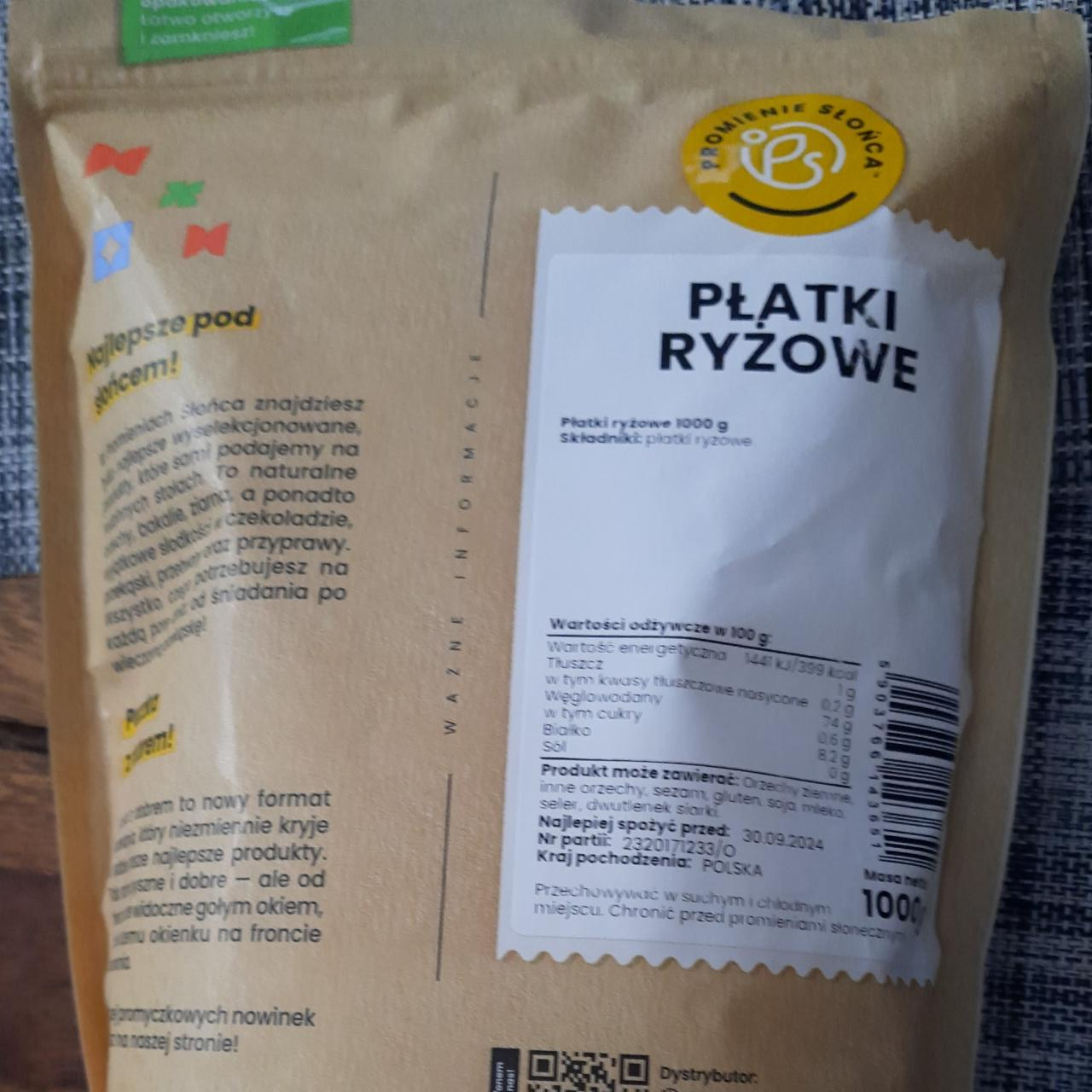 Zdjęcia - Płatki ryżowe Promienie Słońca