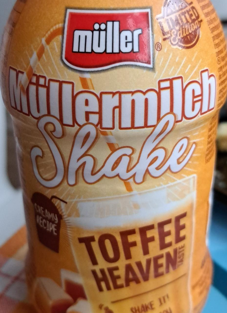 Zdjęcia - Müllermilch Shake Toffee Heaven taste Müller