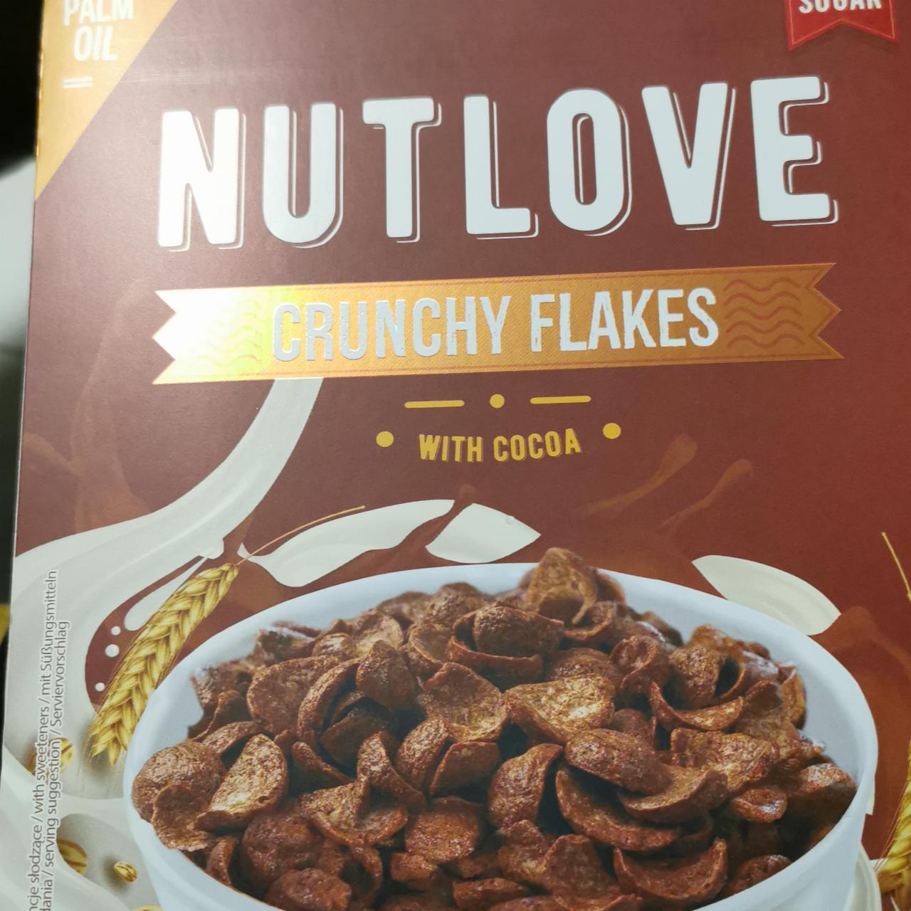 Zdjęcia - crunchy flakes with cocoa Nutlove Nutlove