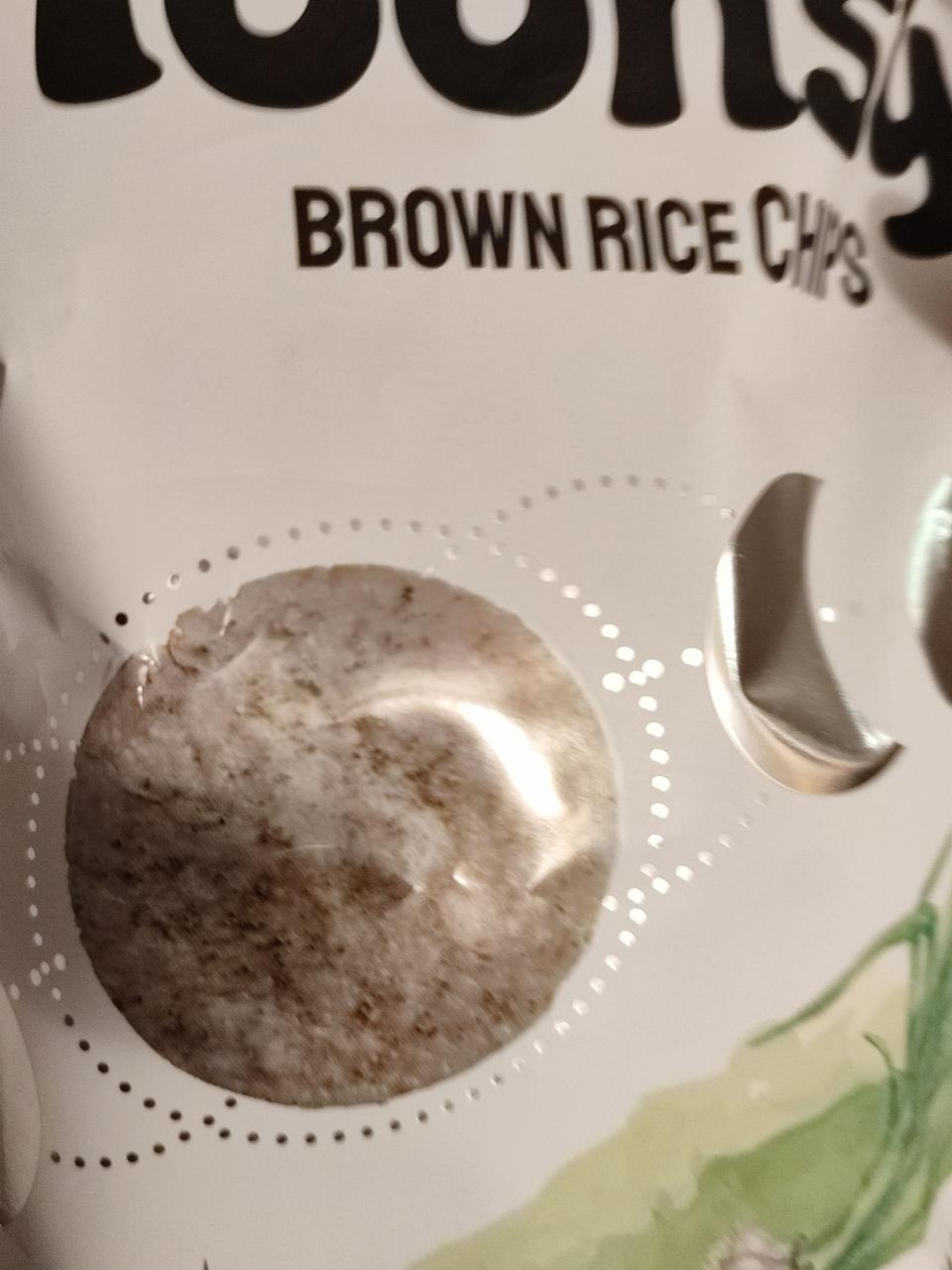 Zdjęcia - Brown Rice Chips zielona cebulka Moonsy