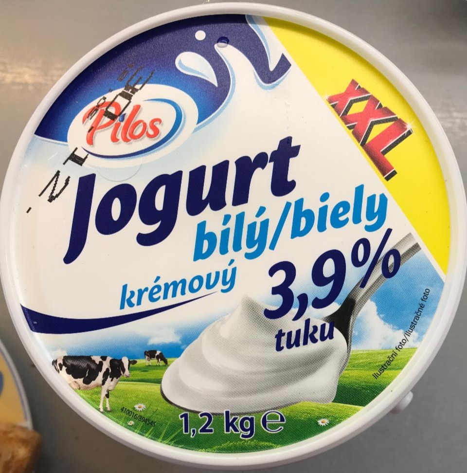 Zdjęcia - Jogurt bílý krémový 3,9% Pilos