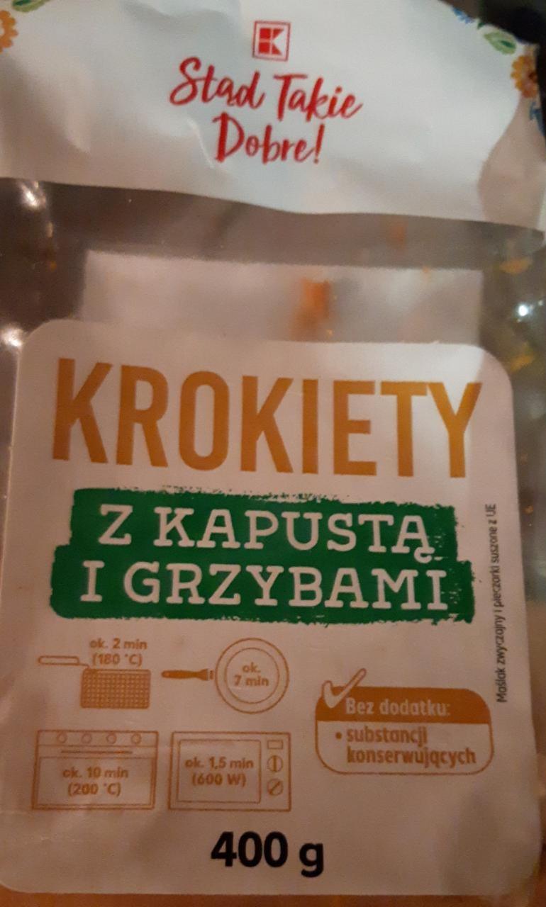 Zdjęcia - K-Stąd Takie Dobre! Krokiety z kapustą i grzybami